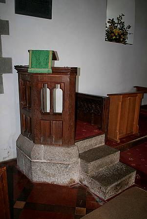 St Giles on the Heath - The Pulpit